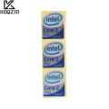 5pcs Notebook Desktop Computer Intel CORE 2 Duo Sticker Decoration Label.
