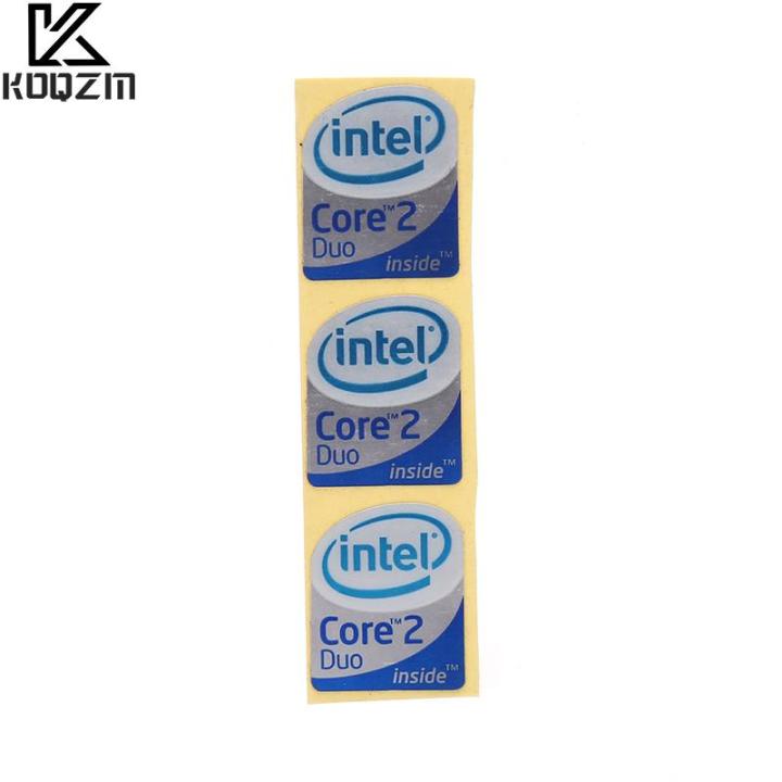 5pcs Notebook Desktop Computer Intel CORE 2 Duo Sticker Decoration Label