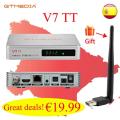 GTMEDIA V7 TT Terrestrial TV Receiver Full HD DVB-T/T2/DVB-C Signal TV Box With USB WIFI Decoder Support H.265 HEVC 10bit. 