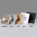 100-240V Square LED Night Light 1.5w Recessed in Pathway Wall Footlight led Staircase / Step Warm / Cool White / Blue Light.