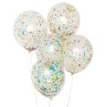 Glitter Confetti Transparent Balloon -10 ps.. 
