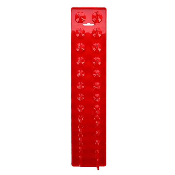 Tool%20parts%2028%20Slot%20Socket%20Rack%20Storage%20Rail%20Tray%20Holder%20Shelf%20Organizer%20Stand%20SAE%201/2''%20Red%20-%20Image%207