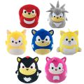 Genuine licensed Super Sonic plush toy Q version super sonic mouse sonic backpack hedgehog Chartre doll.