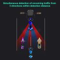 24GHZ Motorcycle Blind Spot Detection Motorcycle Millimeter Wave Sensor Lane Change Assist System IP67 BSD Blind Spot Monitoring. 
