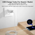 Original Xiaomi Charger 33W 27W EU US Turbo Fast Charge Adapter For Mi 11X 10T 5G Redmi Note 13 12 11 10S 9 K40 Poco Pad M4 Pro. 