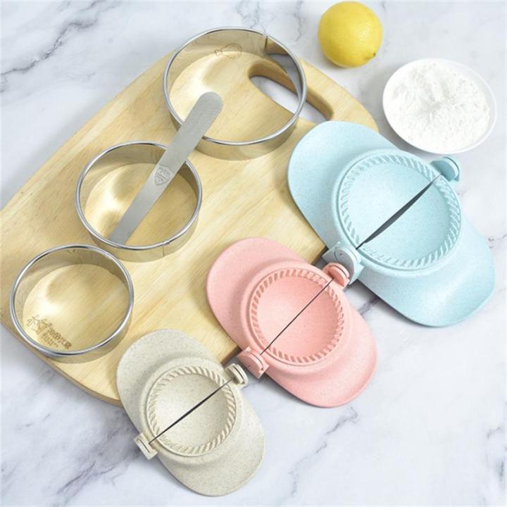 Diy Biscuit Pastry Cake Baking Tools Dumpling Skin Cutting Mold Dough Press Maker Dumpling Making Machine Round Biscuit Mold