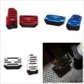 2PCS Universal Anti-skid Pedal Car Pedals Set Aluminum Alloy Non-slip Foot Brake Cover Automatic Transmission Car Accessories.