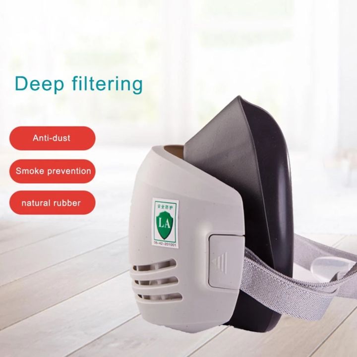 Dust%20Mask%20+20pcs%20Filter%20Cotton%20Respirator%20Half%20Face%20Dust-proof%20Mask%20Anti%20Industrial%20Construction%20Dust%20Haze%20Fog%20Safety%20Gas%20mask%20-%20Image%205
