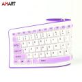 Foldable Silicone Keyboard USB Wired Silicon Flexible Soft Waterproof Roll Up Silica Gel Keyboard for PC Laptop Notebook.