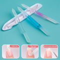 Glass Cuticle Pusher Nail File Double Sided Crystal Nail Tool Cuticle Remover SUPER BABY.