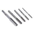 5pcs Durable M3 M4 M5 M6 M8 Hand Threading Tap Set Straight Flutes Metric Thread Screw Taps High Speed Steel Uncoated. 