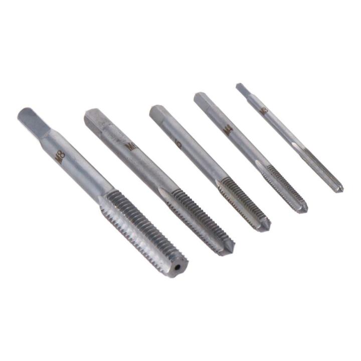 5pcs%20Durable%20M3%20M4%20M5%20M6%20M8%20Hand%20Threading%20Tap%20Set%20Straight%20Flutes%20Metric%20Thread%20Screw%20Taps%20High%20Speed%20Steel%20Uncoated%20-%20Image%208