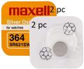 Maxell Sr621Sw / 364 1.55V Silver Oxide Button Cell Watch Battery 2Piece - Battery. 