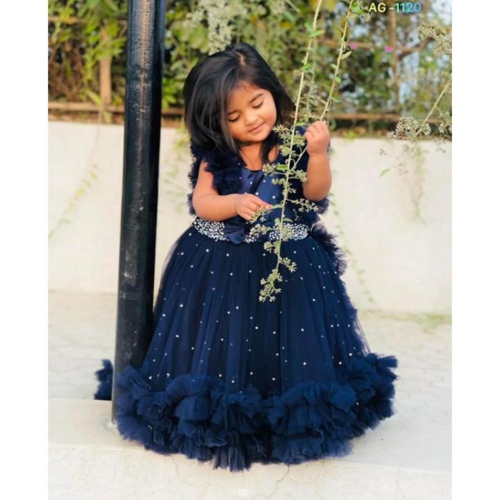 Fashionable Party Dress for 2-12 Year-Old Girls - Wajiha Dress -  Comfortable and Stylish | Daraz.com.bd