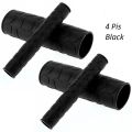 Universal motorcycle handlebar grip brake clutch lever cover protector soft rubber. Black.
