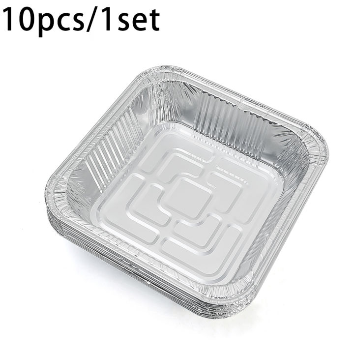 10Pcs/Set%20Air%20Fryer%20Disposable%20Tray%20Oil-Proof%20Aluminum%20Foil%20Tin%20Box%20Non-Stick%20Steaming%20Basket%20Kitchen%20Tool%20BBQ%20Drip%20Pan%20Tray%20-%20Image%202