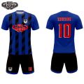 custom kids football jersey sublimation printing childs football uniform soccer jersey kits. 