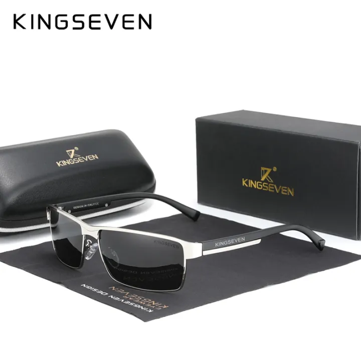 KINGSEVEN%20NEW%20Fashion%20Polarized%20Sunglasses%20Men%20Women%20Anti-glare%20Driving%20Square%20Eyewear%20Men's%20Sun%20Glasses%20Male%20Goggle%20UV400%20-%20Image%206