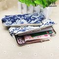 BBBP Women Ethnic Printed Long Buckles Canvas Wallet Card Keys Purse Clutches Bag. 
