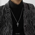 Stainless Steel Cross Necklace for Men.
