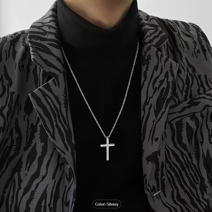 Stainless%20Steel%20Cross%20Necklace%20for%20Men%20-%20Image%202