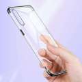 For Samsung Galaxy A50 /A50S /A30S - Clear Laser Plating Transparent Hard Ultra Thin Back Cover Blue.
