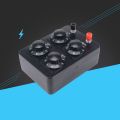 3X 0-9999 Ohm Simple Resistance Box Precision Variable Decade Resistor Teaching Instrument.