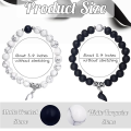 Silicone & Magnetic Alloy Heart and Astronaut Couple Bracelet Set for Him and Her – All Season Romantic Gift for Girlfriend and Boyfriend. 