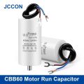 1Pcs CBB60 Motor Run Capacitor 450V 4UF 5UF 6UF 8UF 10UF 12UF 14UF 16UF 20UF 100UF Start Water Pump Washer Air Pump with Screws. 