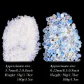 1pack 50/100g Natural Gemstone Opalite Gravel Crafts Healing Tumbled Stones Bulk Crystal Healing Stone Crystal Chips. 