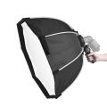 TRIOPO 65cm Foldable 8-Pole Octagon Softbox - black. 