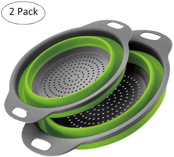 Green Collapsible Filter Baskets