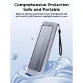 ORICO AXM2S-G2 M.2 NVMe & M.2 NGFF/M.2 SATA SSD Enclosure With Silicone Protective Case USB-C up to 10 Gbps, 2-in-1 Cable Portable Hanging Rope.