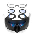 VR Lens Protector Ring Anti Blue Light Magnetic Eyeglasses Lens Anti-Scratches Glass Spacer Protection Frame Protection Accessories Compatible For Meta Quest 3 VR Headset Lens. 