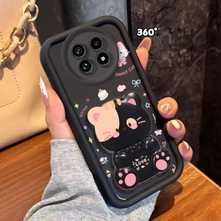 Case%20for%20realme%2013%2014%2015%20pro%20plus%205g%2013%20pro%205g%20phone%20casing%20back%20cover%20Softcase%20Silicone%20shockproof%20Cover%20new%20design%20aesthetic%20cute%20cat%20with%20makeup%20mirror%20holder%20for%20girls%20JTMMZJ9%20-%20Image%203