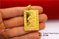 Copper-plated Vietnamese sand gold classic men's dragon brand Guanyin Guan Gong pendant jewelry that will not fade for a long time gold-plated jewelry. 