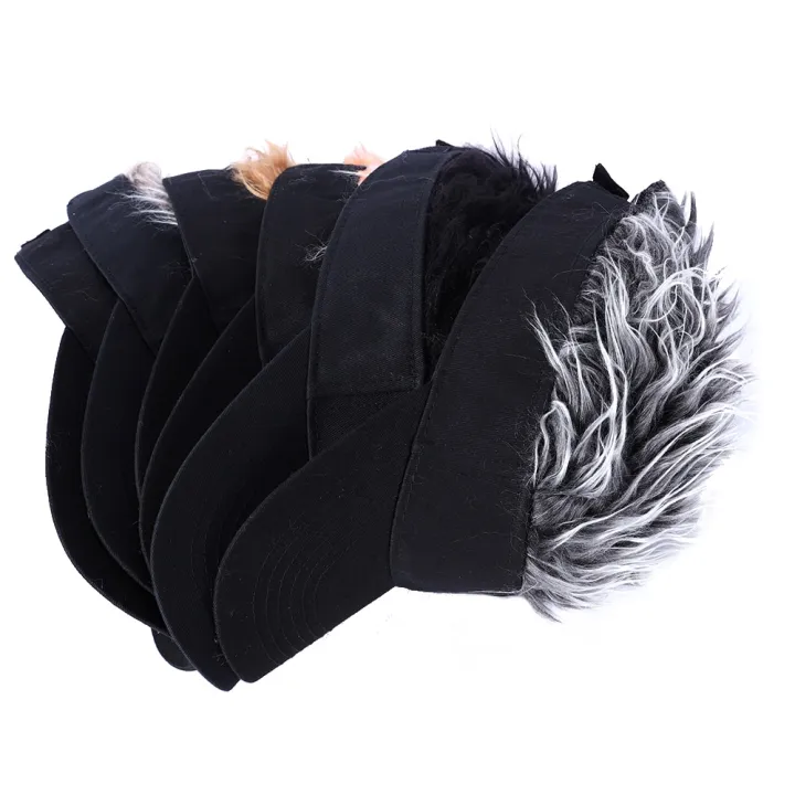 1pc%20One%20Size,Men%20Women%20Casual%20Concise%20Sunshade%20Adjustable%20Sun%20Visor%20Baseball%20Cap%20With%20Spiked%20Hairs%20Wig%20Baseball%20Hat%20With%20Spiked%20Wigs%20-%20Image%207