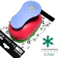 Different Size Snowflake Shaped Craft Punch Child Diy Tools Paper Cutter Eva Scrapbook Christmas Snow Hole Puncher. 