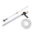 Durable Aquarium Syphon Versatile Multi-size Adjustable Gravel Cleaner Lightweight User-friendly Fish Tank Siphon for Freshwater Saltwater Home Aquarium Aquarist Tool Fish Care. 