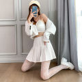 japanese nude babes silk mesh pantyhose ladies summer maid outfit black bud hollow see-through white internet lolita pantyhose glamour. 