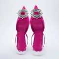 New Classical Fashion Ladies Famous Designer High Heels Girls Wear Resistant Comfortable Heeled Sandals.