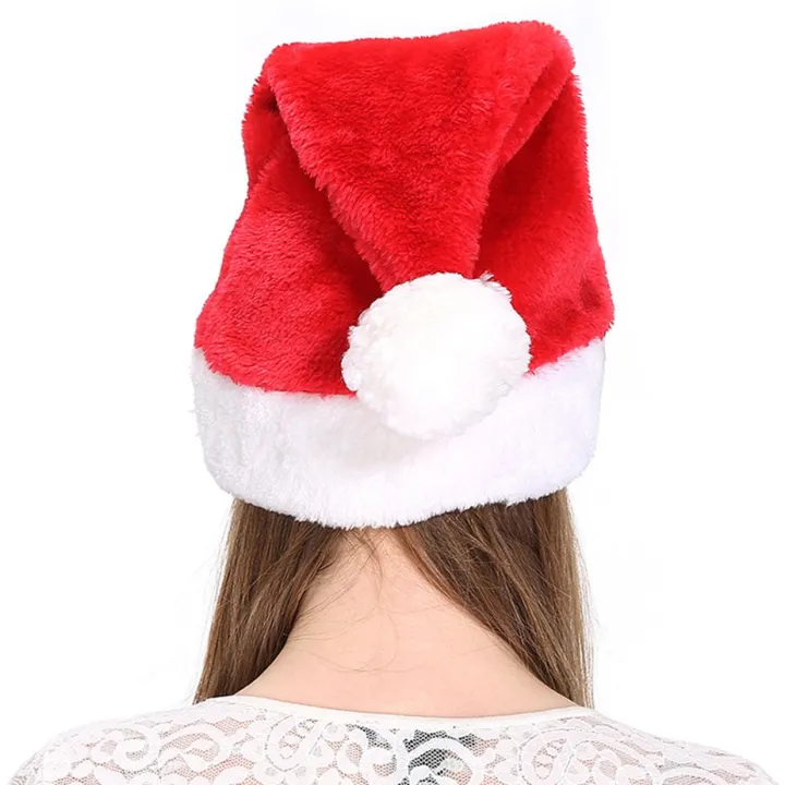 Plush%20Adult%20Christmas%20Hat%20Plush%20Toys%20Hat%20Red%20Velvet%20Santa%20Claus%20Hat%20Comfortable%20Inside%20Christmas%20Hat%20-%20Image%208