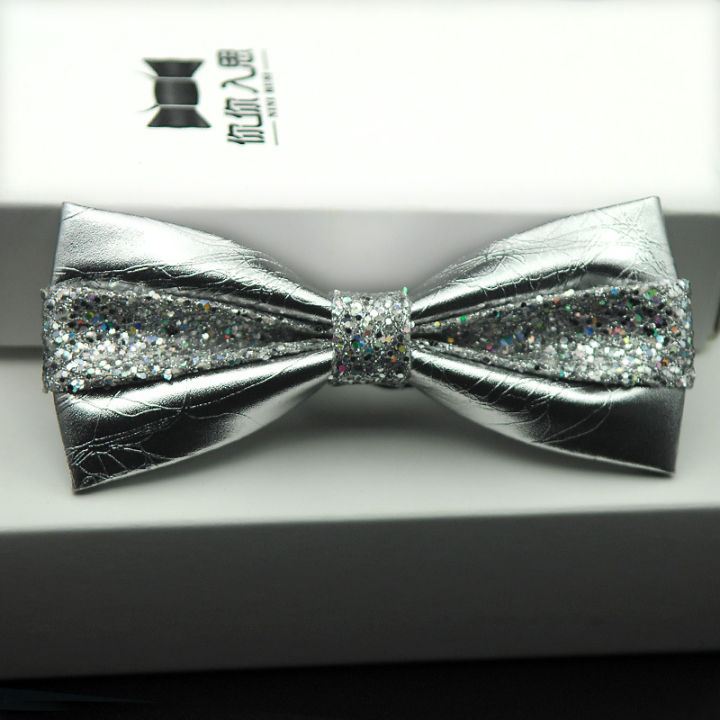 Fashion%20banquet%20wedding%20men's%20bow%20tie%20PU%20leather%20men's%20bow%20tie%20trendy%20monochrome%20bow%20tie%20noeud%20papillon%20enfant%20mariage%20-%20Image%203
