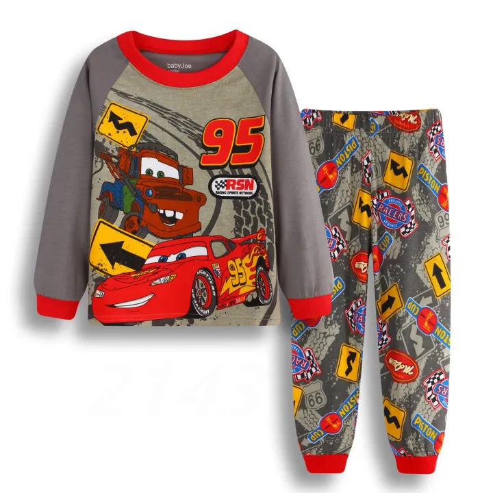 New%20Spring%20Autumn%20Children's%20Clothing%20Sets%20Boys%2095%20Cars%20McQueen%20Cartoon%20Sleepwear%20Clothes%20Kids%20Pajamas%20Set%20Baby%20Cotton%20Pyjamas%20-%20Image%205