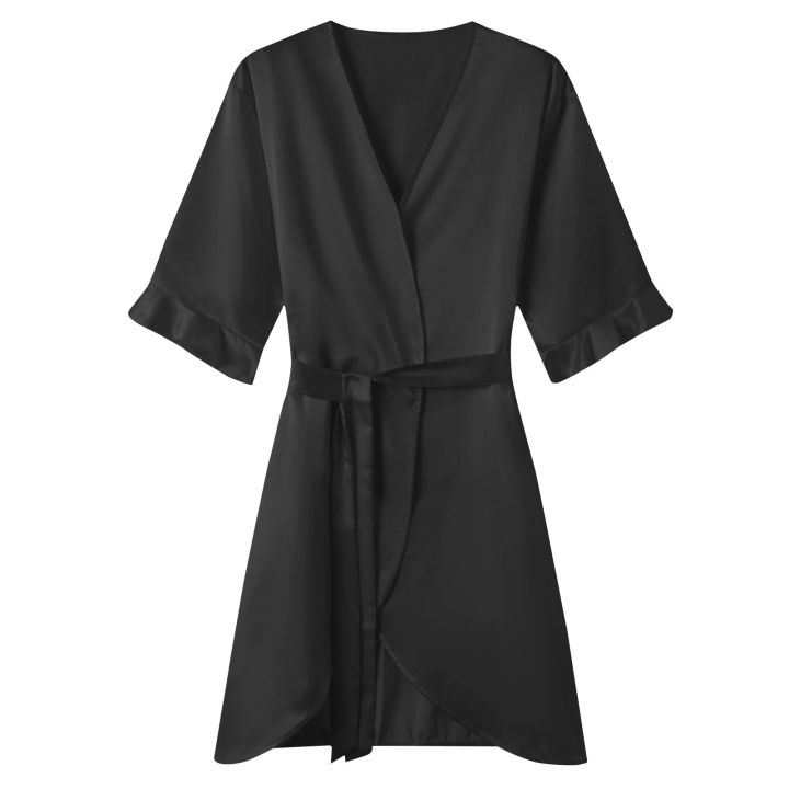 Delicate%20Allure:%20Ruffle%20Satin%20Robe%20for%20Effortless%20Bridal%20Relaxation%20-%20Image%203