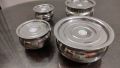 4 Pieces Hari Set Hari / Patil / Deski With Lid - SS Hari with Lid.