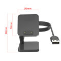 gu Watch Charger Magnetic Suction Charger Stand Usb Charging Cable Compatible For Kids Watch 4x Nik-al00.