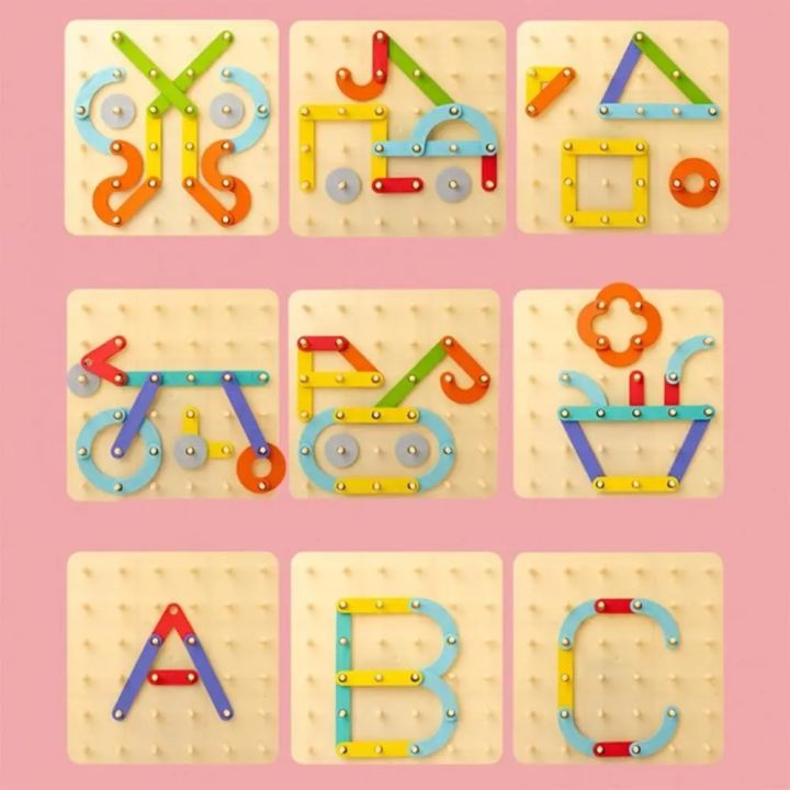 Creative%20Nail%20Board%20Puzzle%20Toys%20Montessori%20Education%20Geometric%20Graphics%20With%20Cards%20Preschool%20Kids%20Early%20Learning%20Game%20Toy%20Gifts%20-%20Image%206