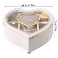 Heart-shaped Dance Ballet Music Box Jewelry Spinning Music Box ft Present ft for rlfriend. 