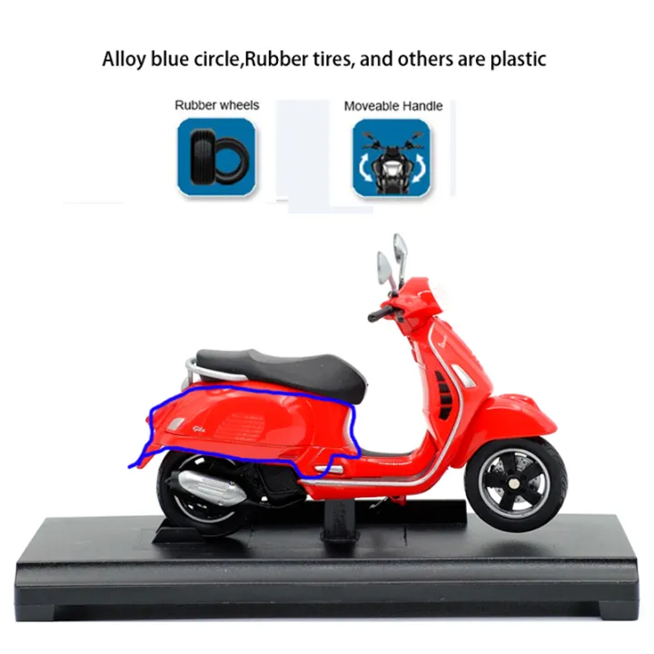 WELLY%201:18%202017%20VESPA%20GTS%20125%20Alloy%20Diecast%20Motorbike%20Model%20Flexible%20Rotating%20Wheels%20Toy%20For%20Kid%20Gifts%20Toy%20Collection%20NEW%20IN%20BOX%20-%20Image%203